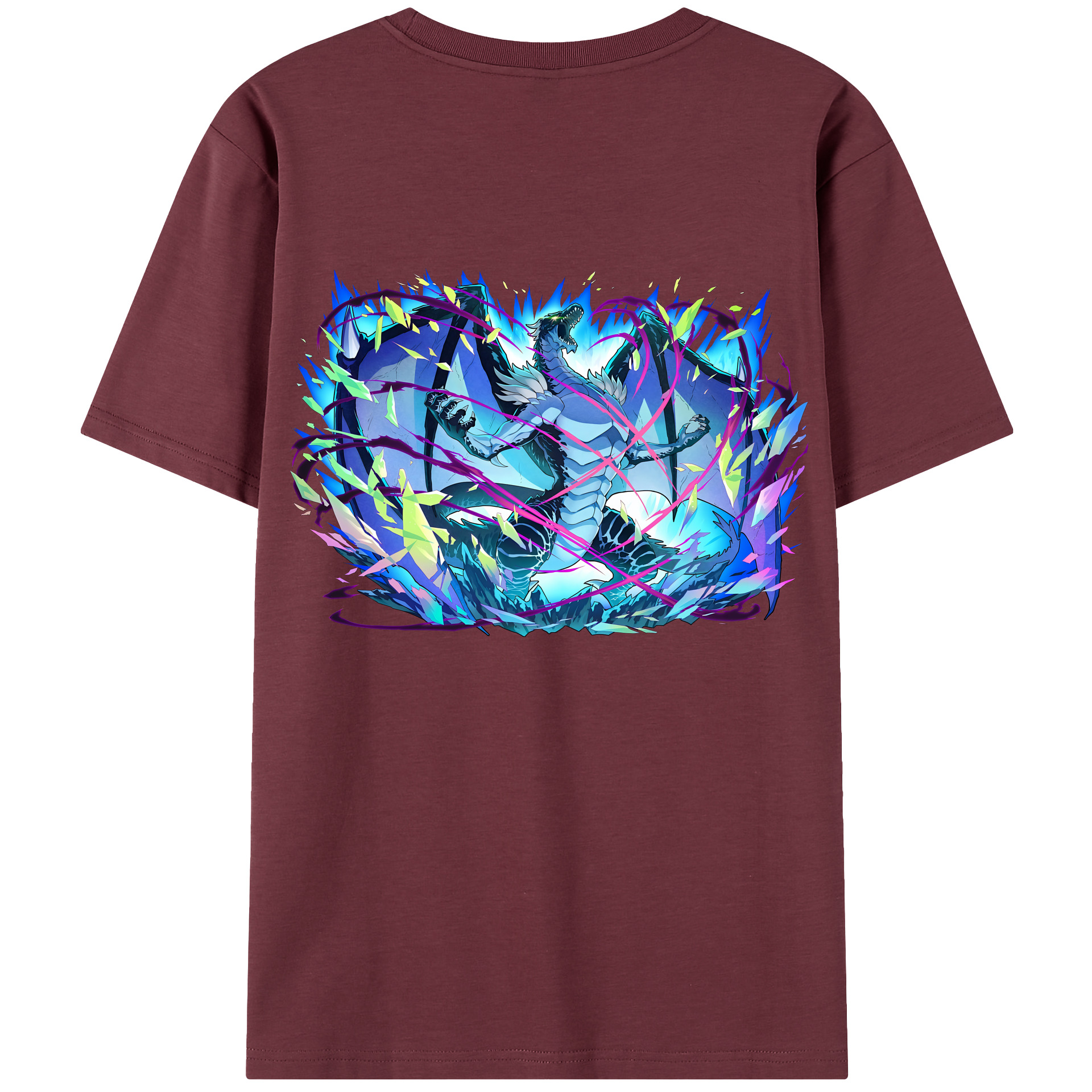 （画像用） 転スラ Regarding Reincarnated to Slime 綿100％半袖Tシャツ（背面プリント）